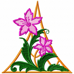 Flowers Embroidery Design 10